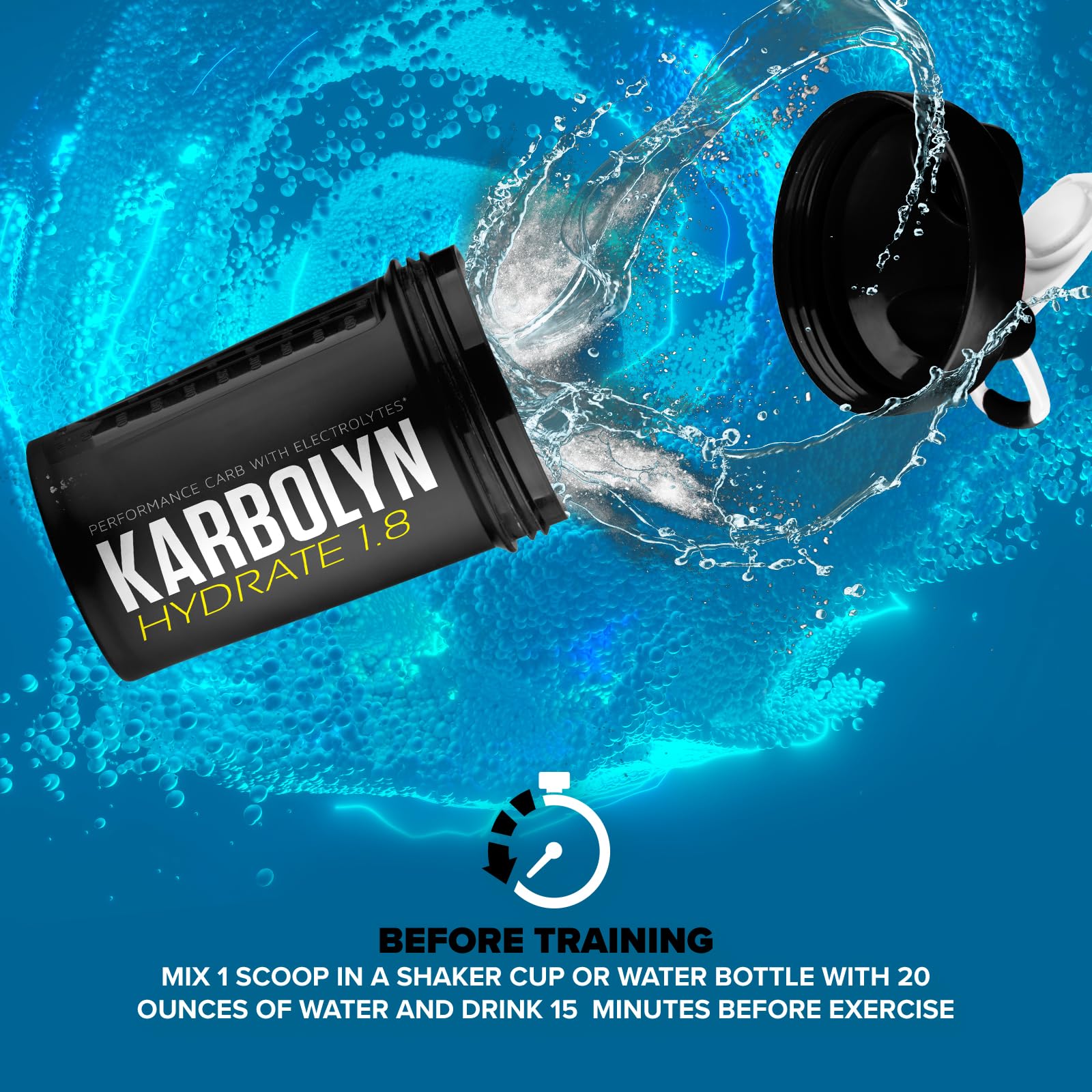 Electrolyte blend in Karbolyn Hydrate for effective hydration support