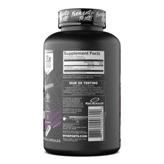 Kre-Alkalyn EFX capsules beside gym gear for easy use.