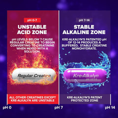 Capsules held in hand, demonstrating easy daily dosing with Kre-Alkalyn EFX.
