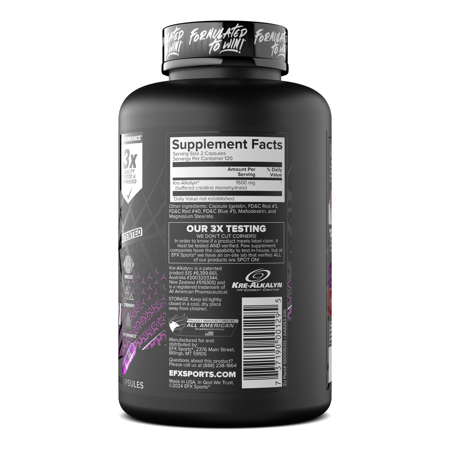Quality testing seals on Kre-Alkalyn EFX packaging.