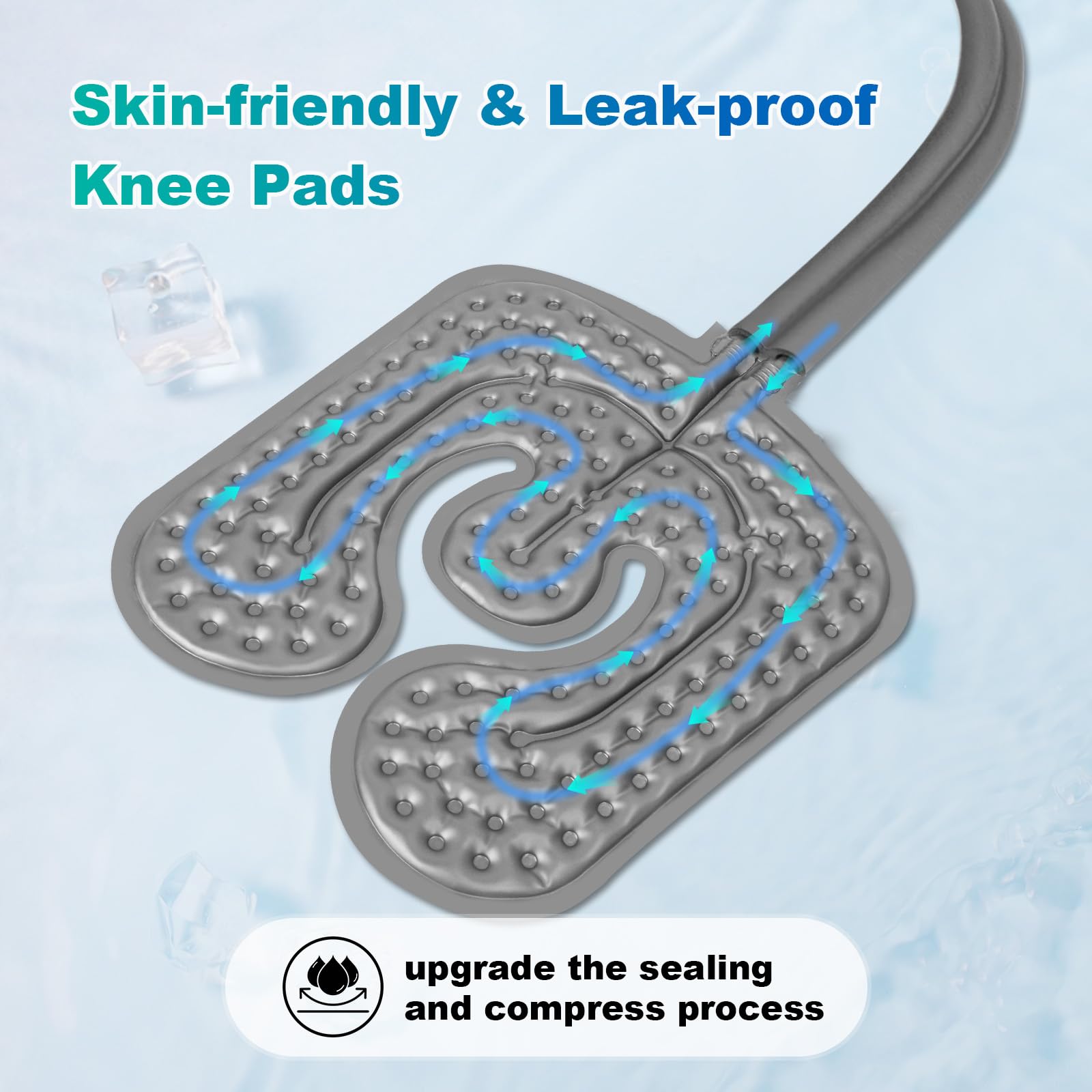 Egfvcbo adjustable elastic belts keep the pad in place during therapy