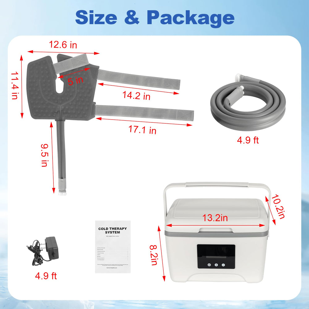 Egfvcbo complete cold therapy kit includes all essential components