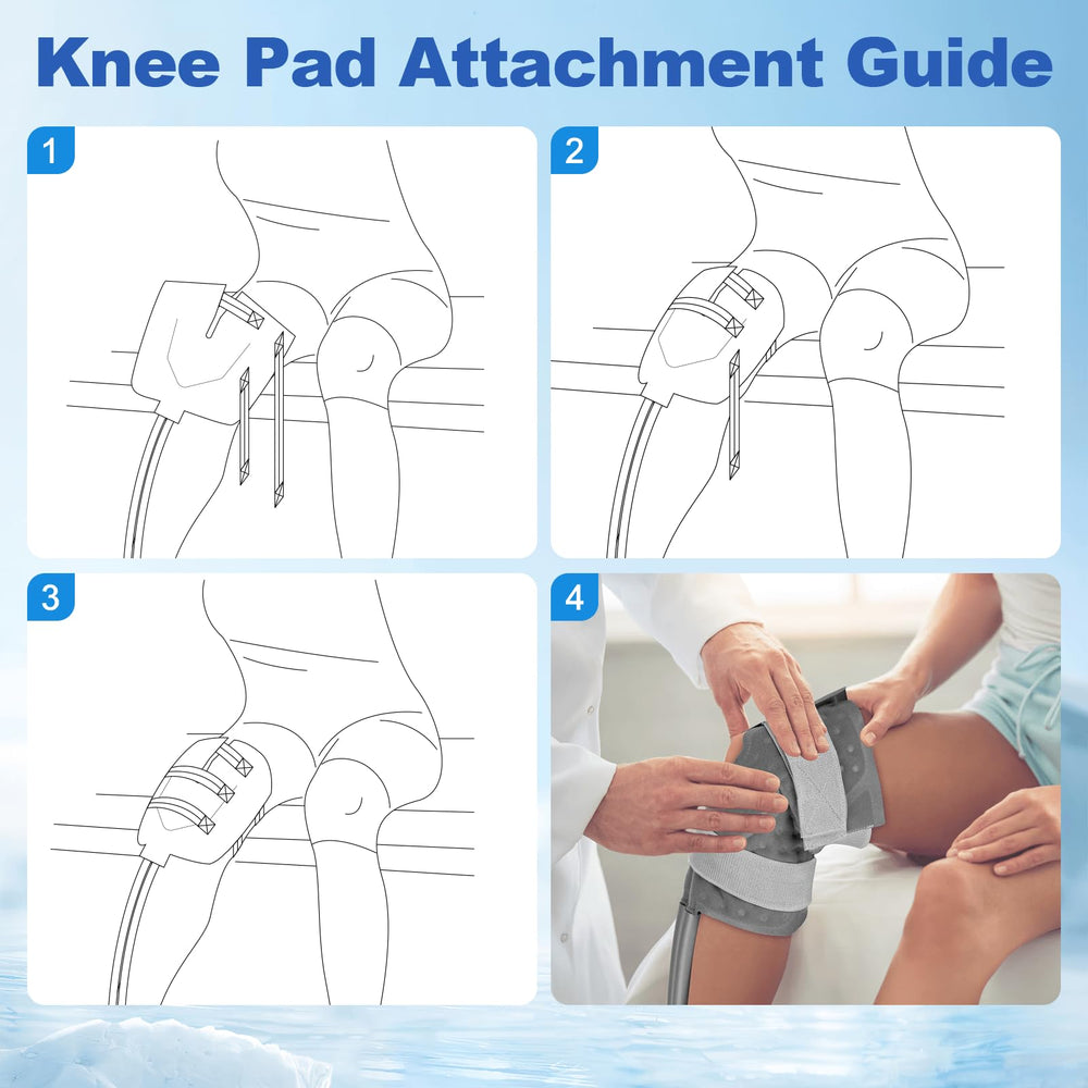 Egfvcbo even distribution design ensures consistent knee cooling