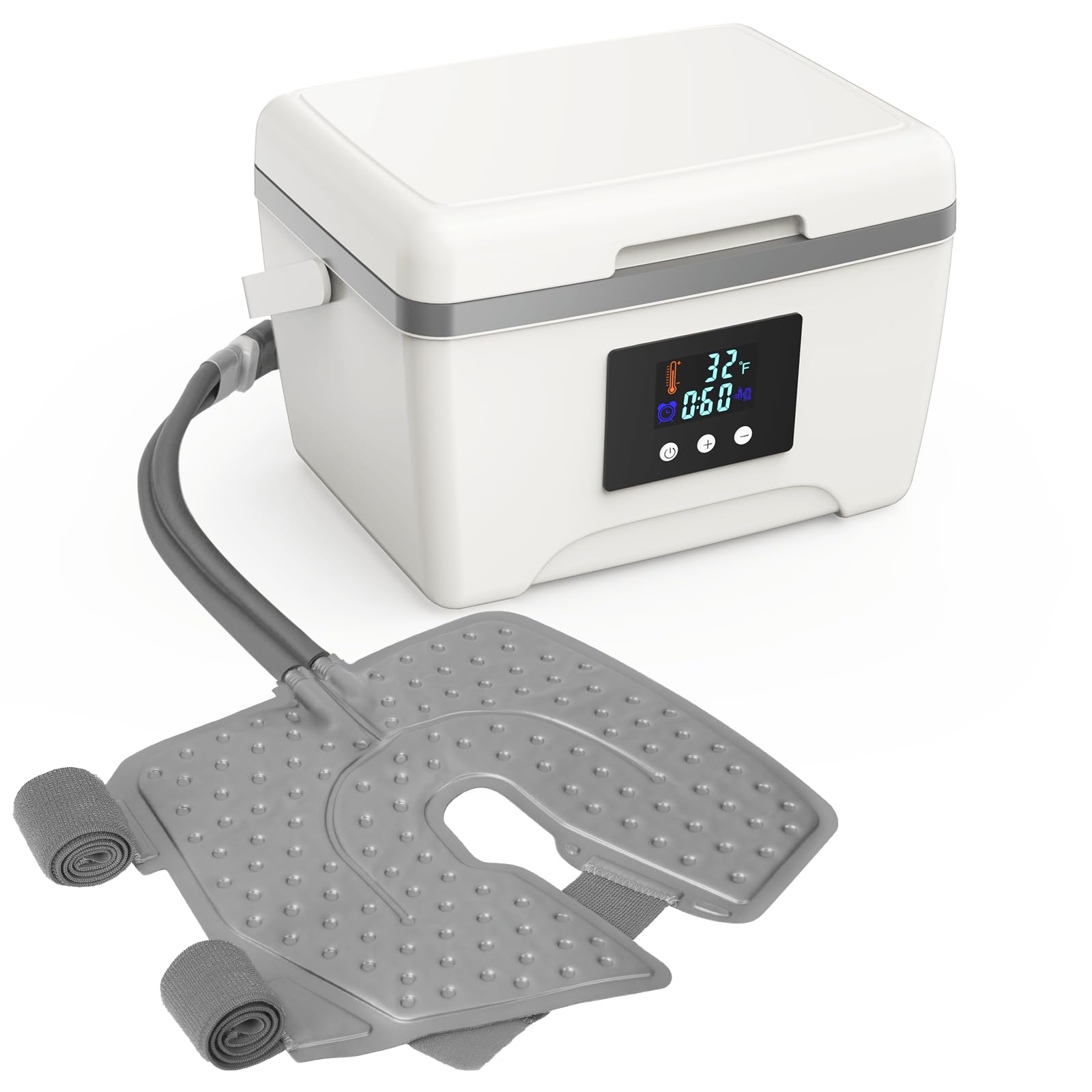 Egfvcbo ice machine knee after surgery with 9-quart cooler for targeted post-op cooling