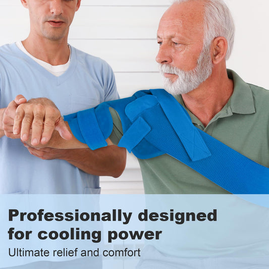 Egfvcbo ice machine pad with quick-connect buckles keeps cooling secure during use.