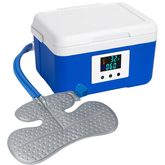 Egfvcbo ice machine shoulder cold therapy highlights compact unit for post-surgery relief.