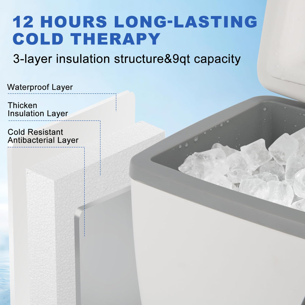 Egfvcbo leak-proof hose ensures continuous cooling during therapy.