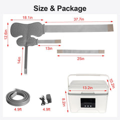 Egfvcbo professional shoulder pad with even ice distribution across the area