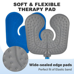 Egfvcbo universal knee pad attachment contours to joints for comfortable fit