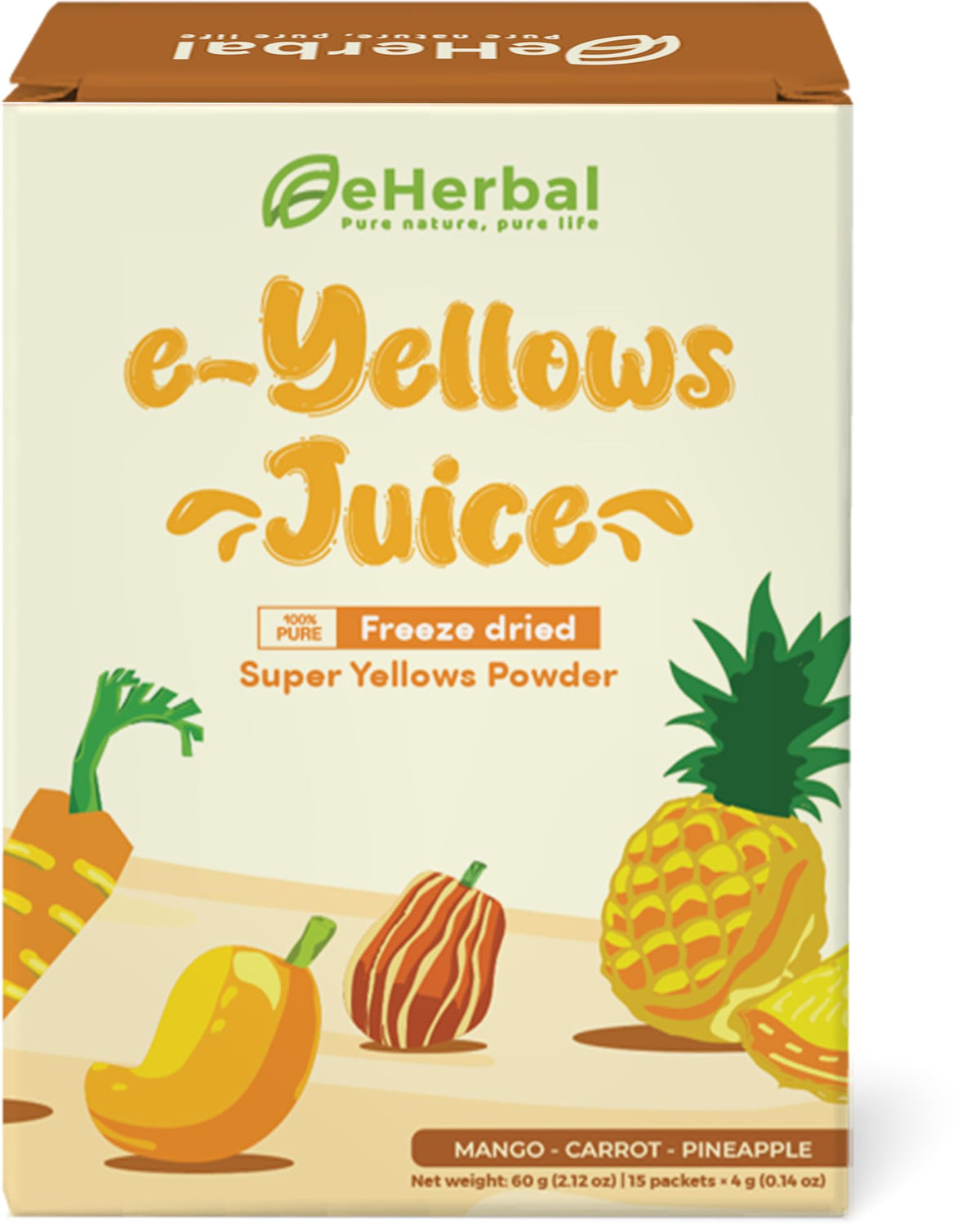 eHerbal PURE NATURE box front for daily wellness rituals