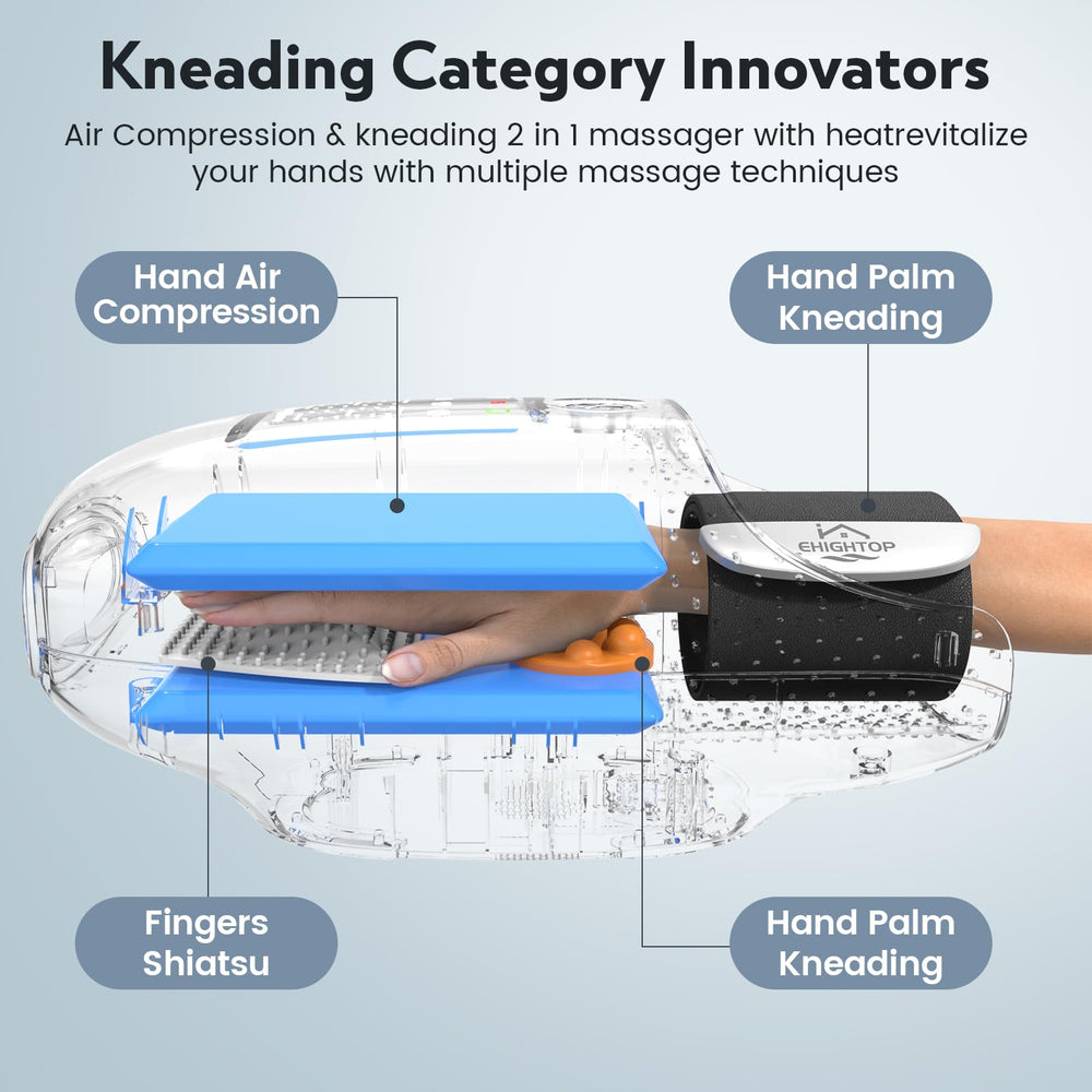Ehightop cooling fan reduces surface temperature for sweat-free use after heat sessions.
