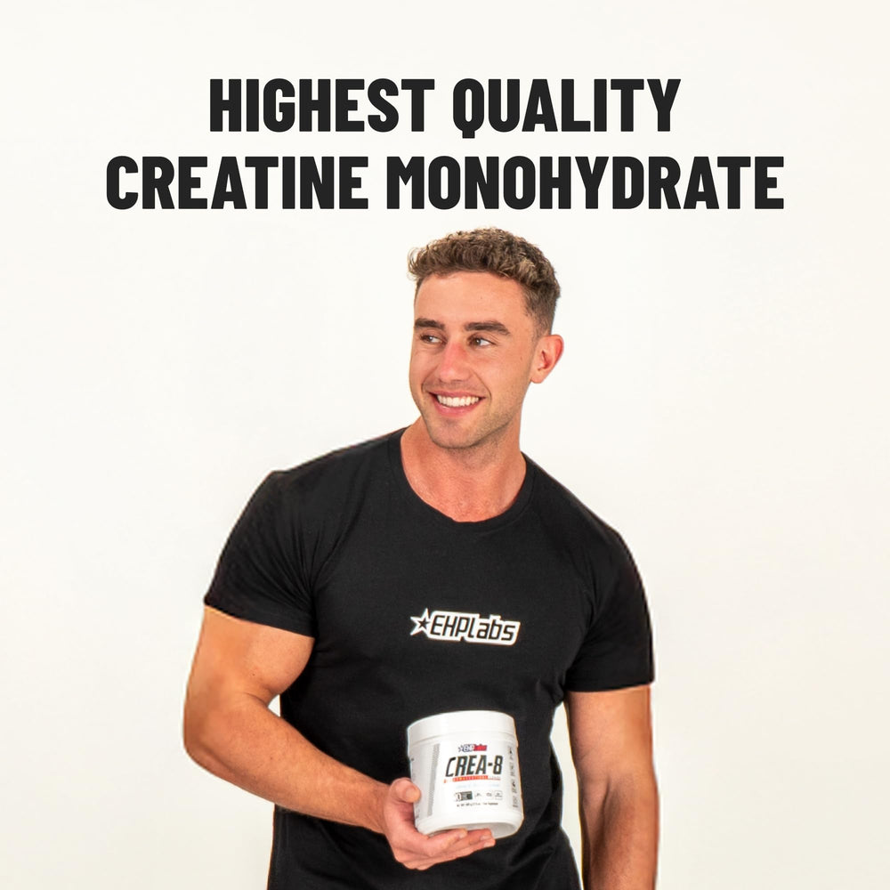 Powder dissolves smoothly in water, showing CREA-8’s good mixability.