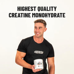 Powder dissolves smoothly in water, showing CREA-8’s good mixability.