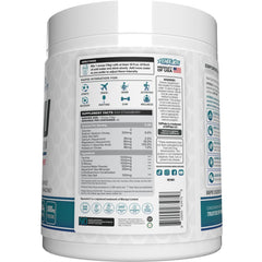 Hydreau powder container ready-to-mix for pre, during, or post-workout hydration