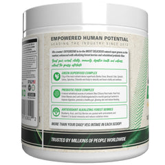 OxyGreens powder on kitchen counter ready to elevate your routine