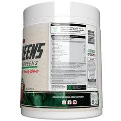 Morning routine scene features OxyGreens for a nutritious start.