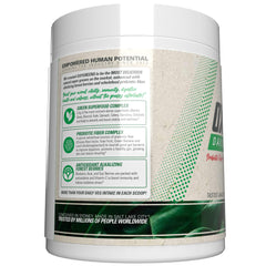 Shaker with OxyGreens mix ready to drink during workouts.