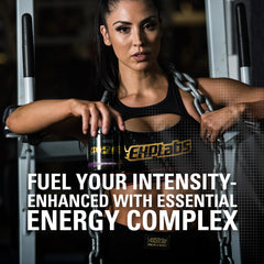 OxyShred Hardcore ingredients panel featuring L-glutamine and acetyl L-carnitine.