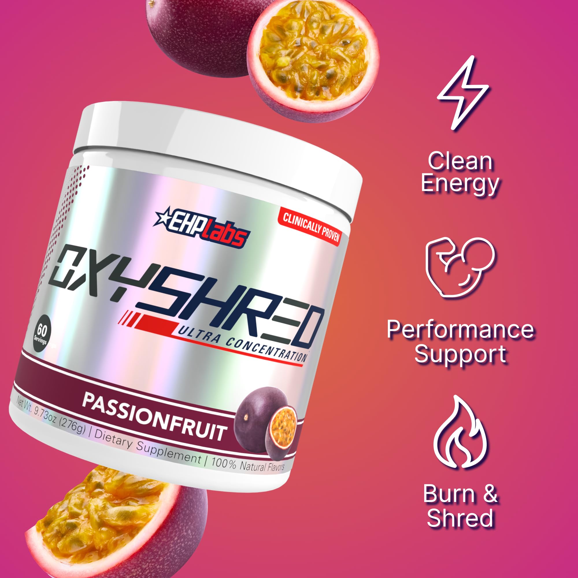 OxyShred packaging box showcases premium shredding formula