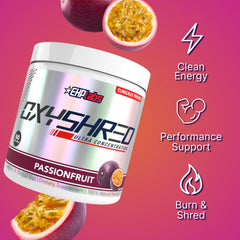 OxyShred packaging box showcases premium shredding formula