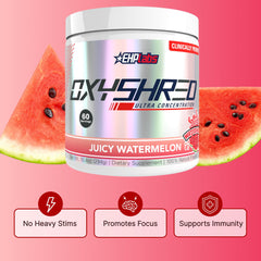 Close-up of acetyl L-carnitine ingredient in OxyShred for training endurance