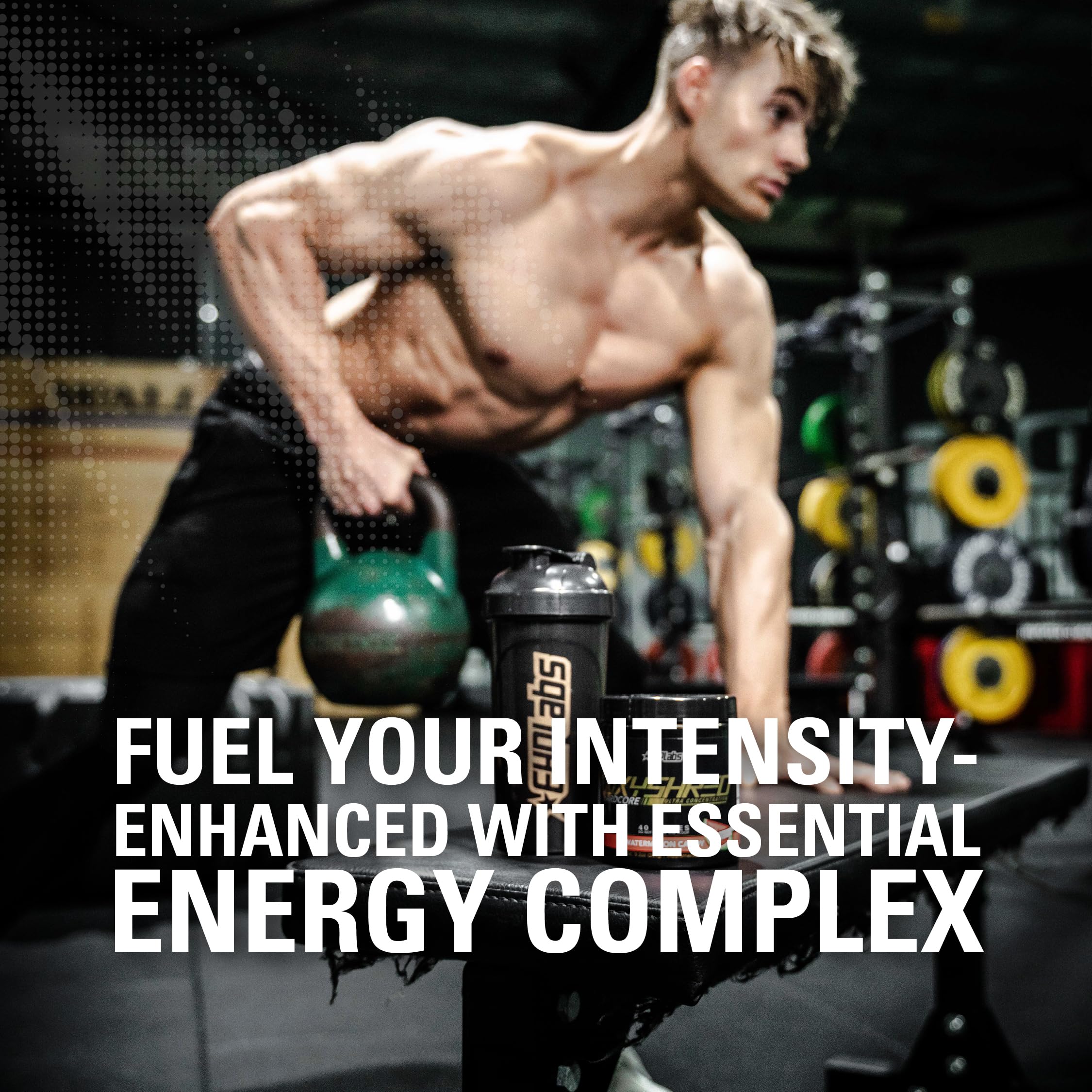 Ingredient list card highlighting L Glutamine and Acetyl L Carnitine