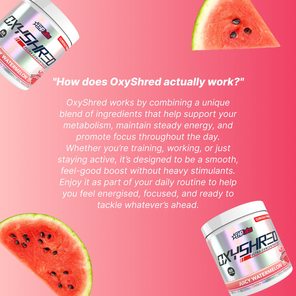 Immunity booster and prebiotic complex on OxyShred packaging for immune-friendly benefits