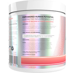USA GMP facility seal and batch-tested mark on OxyShred label
