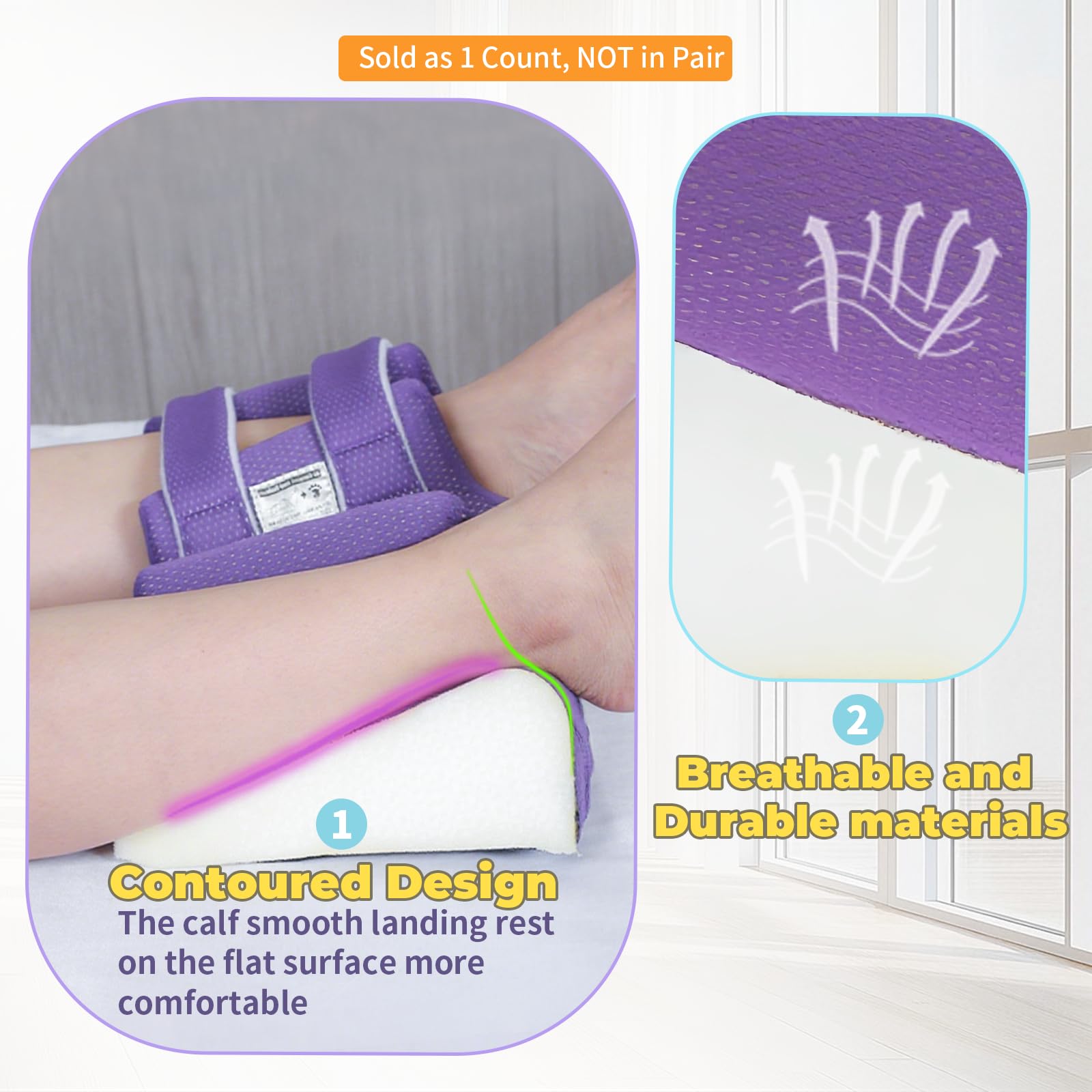 Ehucon anti-slip straps ensure stable placement during use