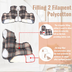 Soft cotton fabric on Ehucon heel protector provides skin-friendly comfort.