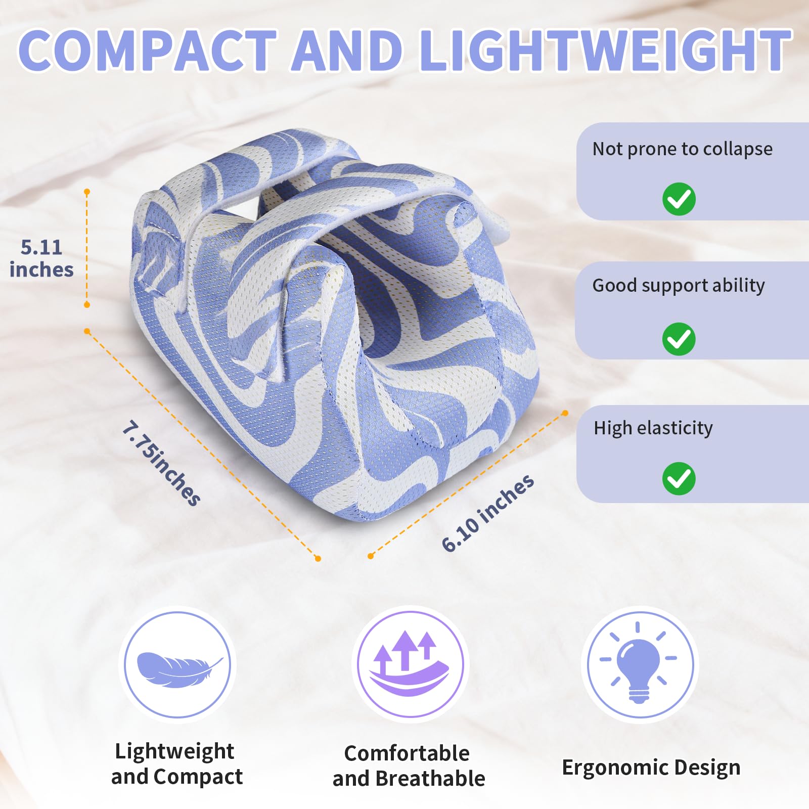 EHUCONGAITB easy-care-machine-washable design simplifies cleaning.