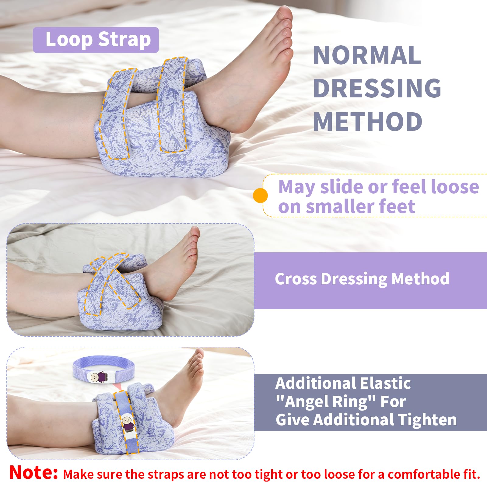 EHUCONGAITB heel protector is easy to wash and care for