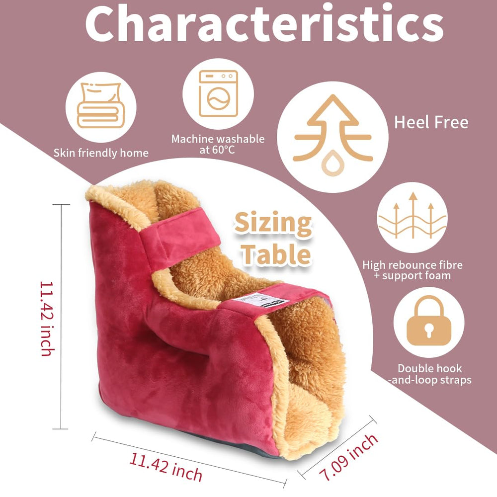 EHUCONWIB heel cushion with breathable fabric for comfortable all-day wear.