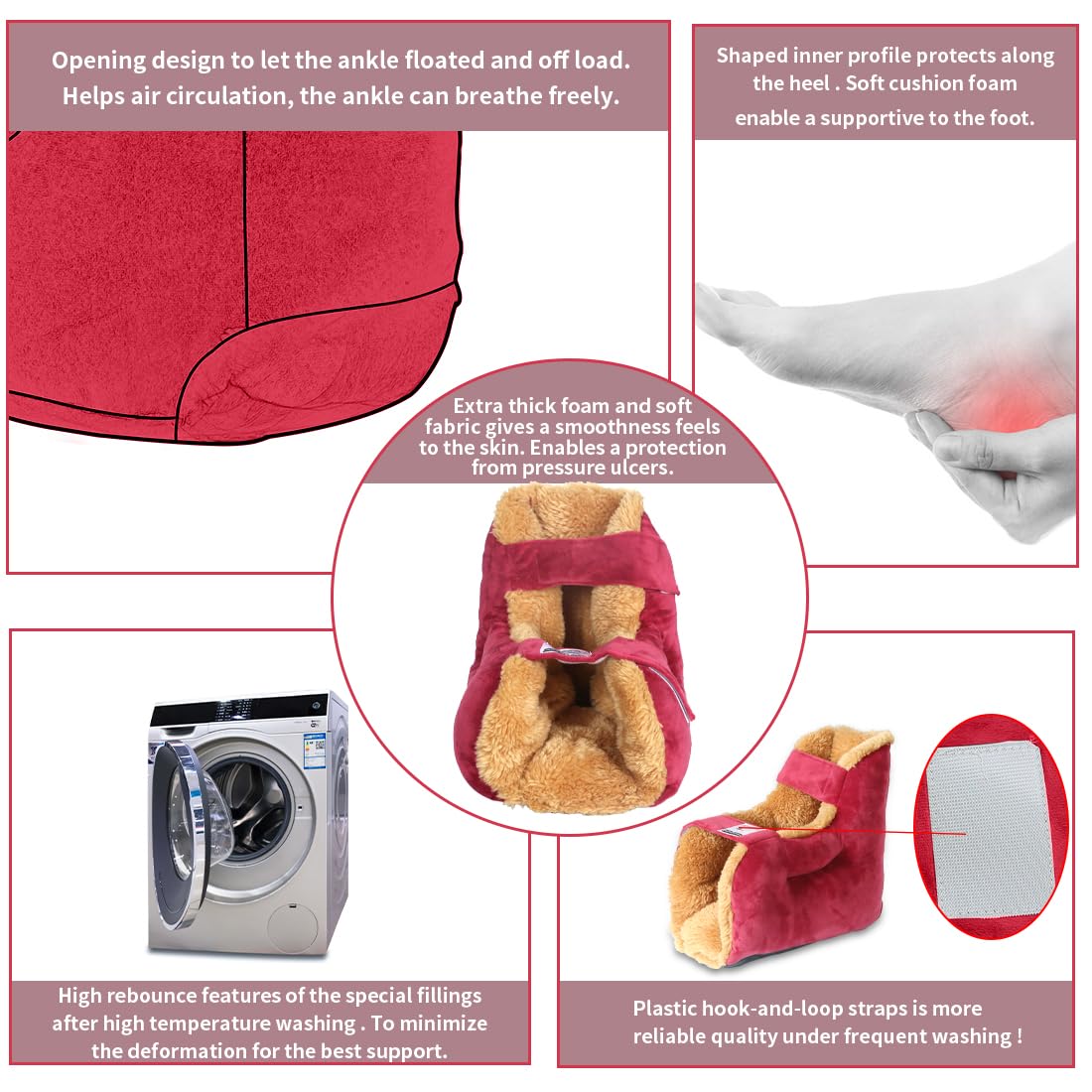 EHUCONWIB soft inner filling provides gentle support for sensitive skin.
