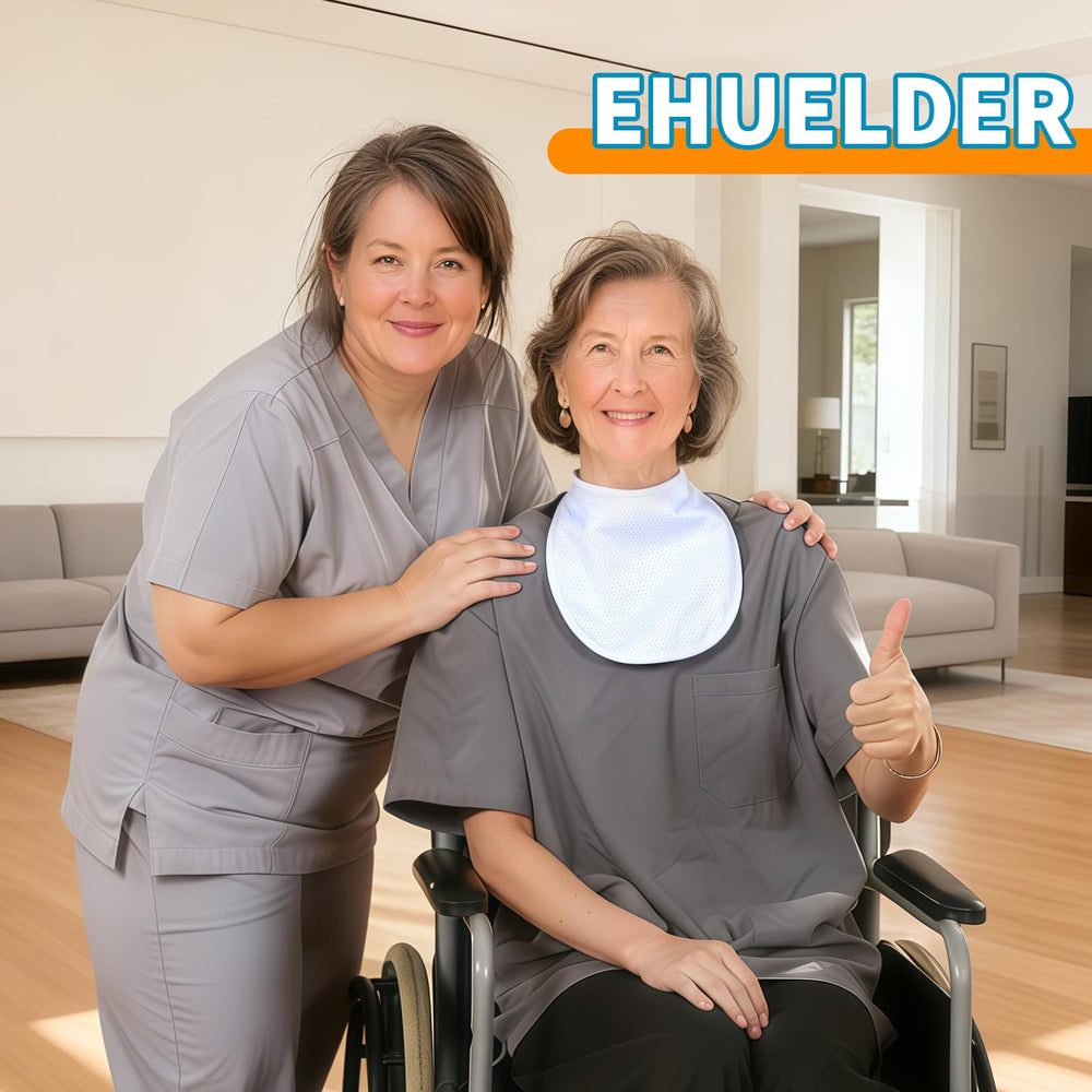 EHUELDER breathable tracheostomy cover adjustable straps ensure a secure fit during daily wear