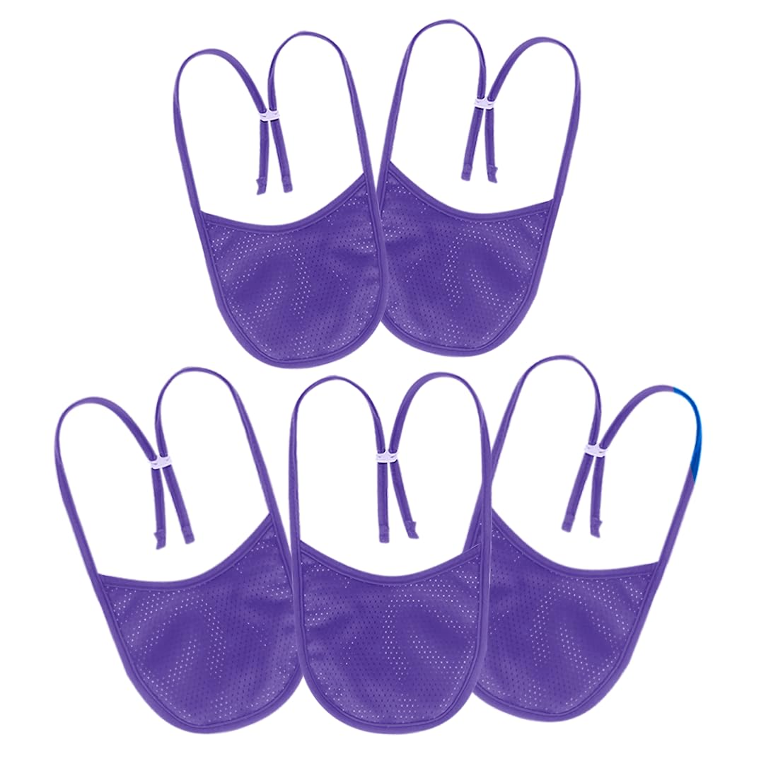 EHUELDER breathable tracheostomy cover purple 5-pack protects the stoma and promotes clean airflow.