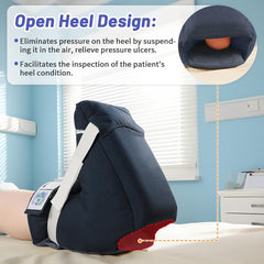 EHUELDER foot drop heel protector pressure-relief promotes comfortable overnight wear