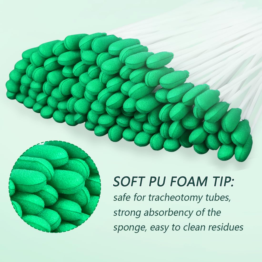 Pack includes 100 swabs for extended use and reliable cleaning
