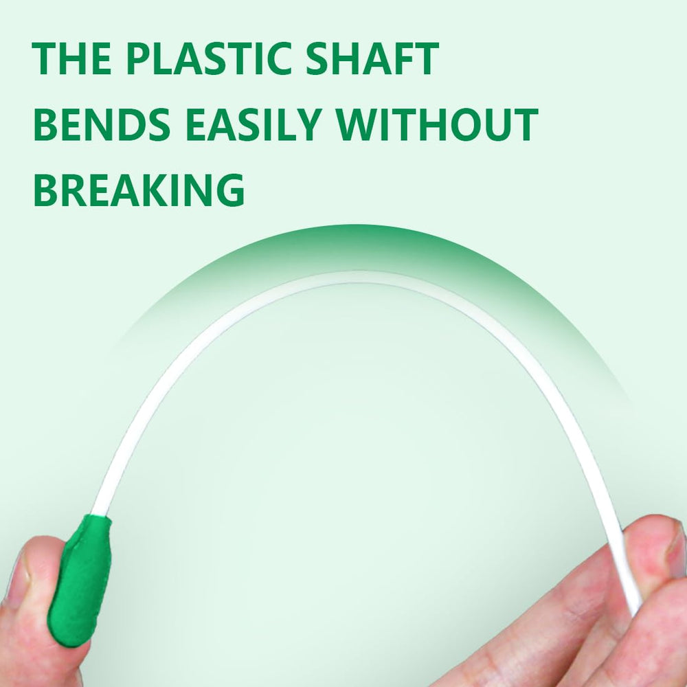 Flexible PP shaft reaches deep or curved areas without bending