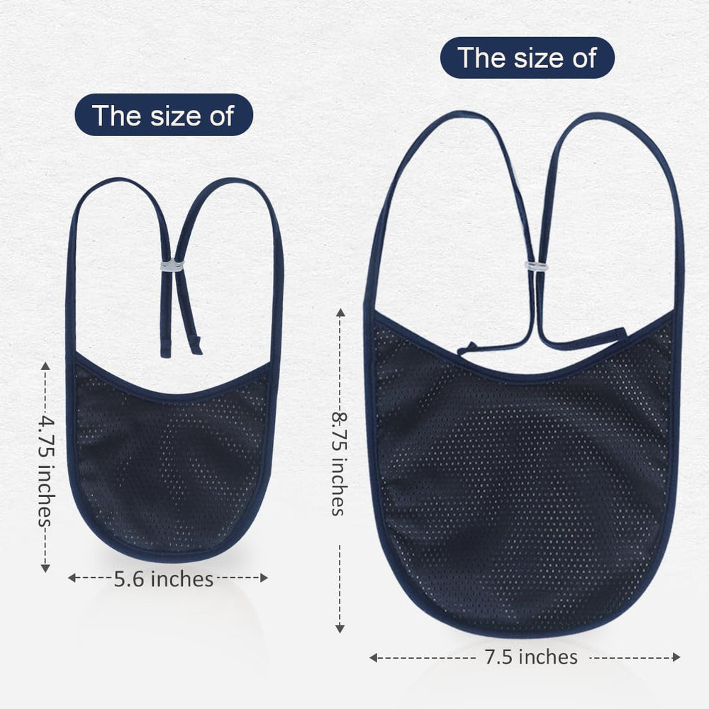 EHUSPU tracheostomy cover adjustable-straps closeup demonstrates secure neck fit.