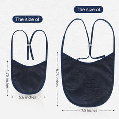 EHUSPU tracheostomy cover adjustable-straps closeup demonstrates secure neck fit.