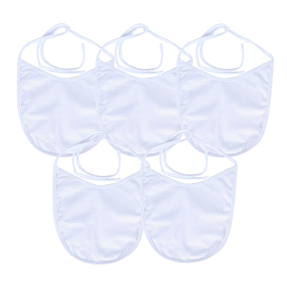EHUSPU tracheostomy cover in white with breathable mesh for comfortable daily wear