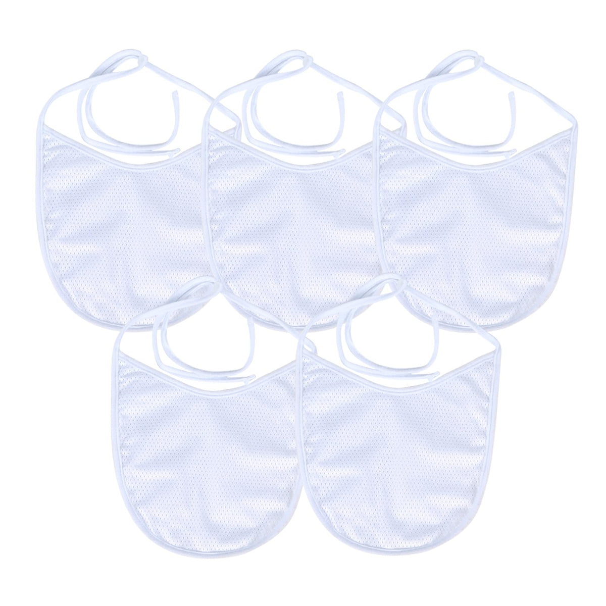 EHUSPU tracheostomy cover in white with breathable mesh for comfortable daily wear