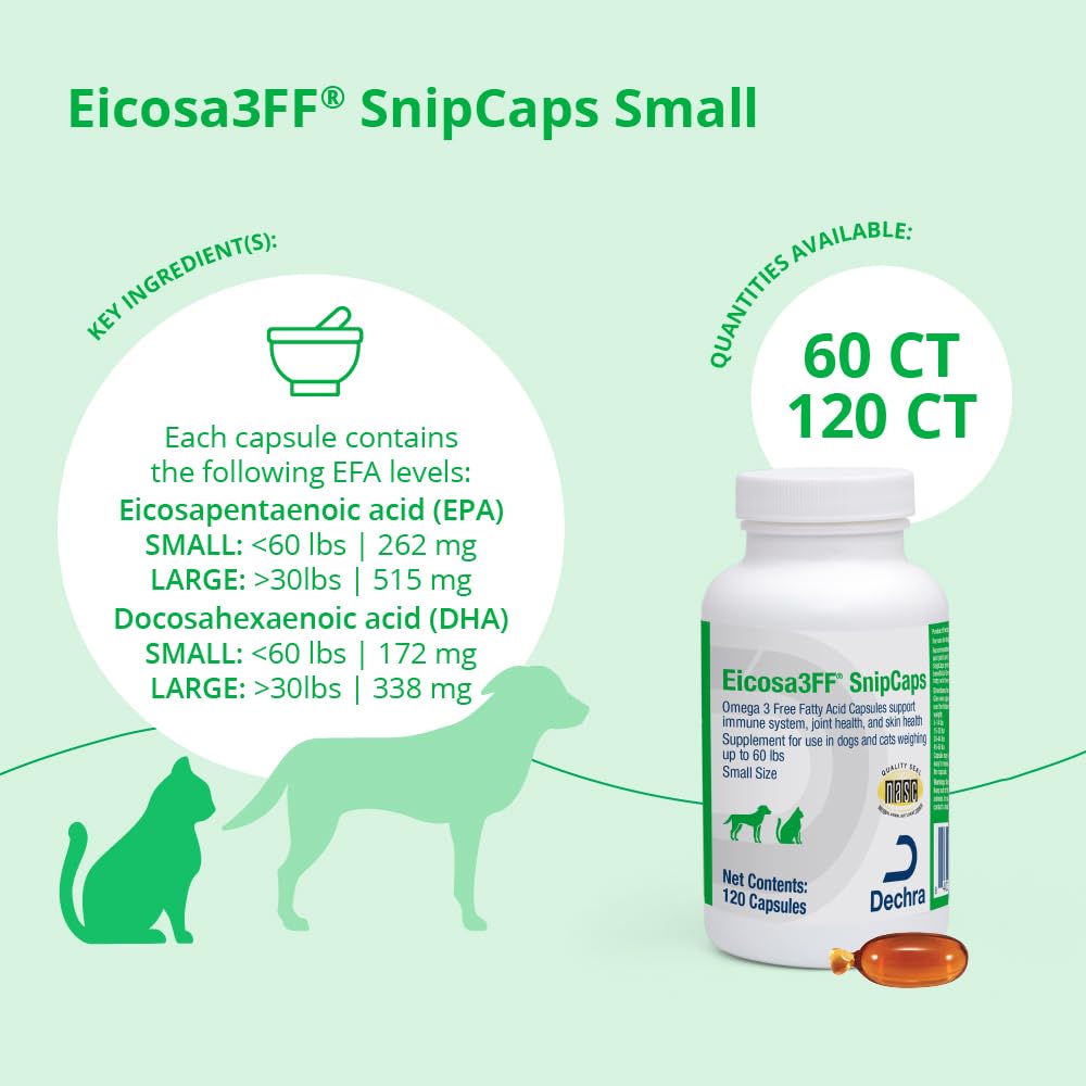 Dog ready to take a SnipCaps capsule for wellness and easy administration.