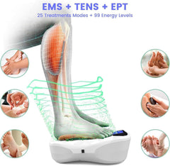EIGOTDYH EMS Foot Massager Pro+ eight premium pads for versatile therapy