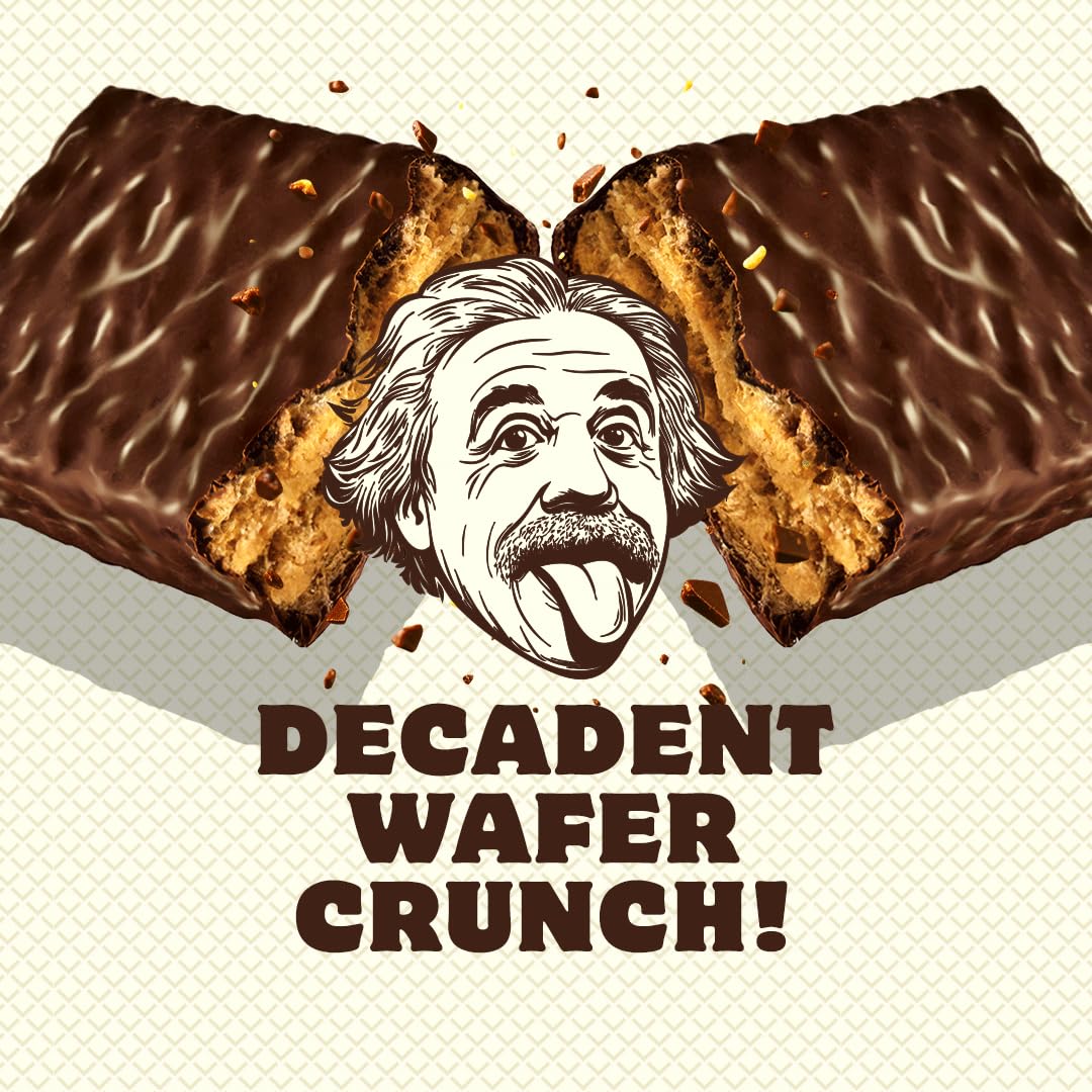 Einstein Energy Milk Chocolate Bite emphasizes indulgent flavor and smooth texture