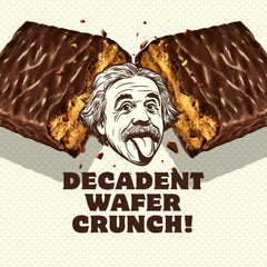 Einstein Energy Milk Chocolate Bite emphasizes indulgent flavor and smooth texture