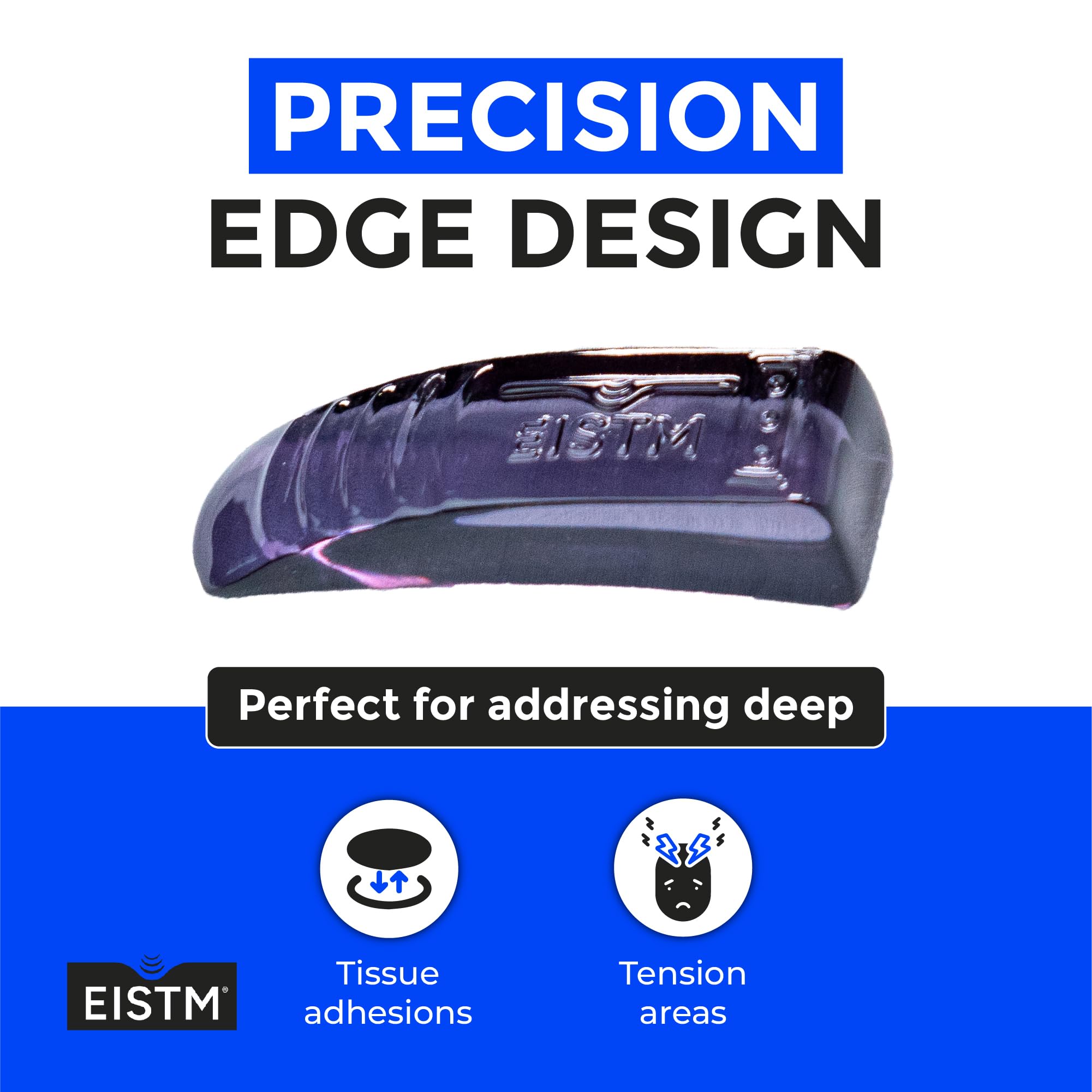 EISTM Purple Haze Wedge tool for deep fascia release and control.
