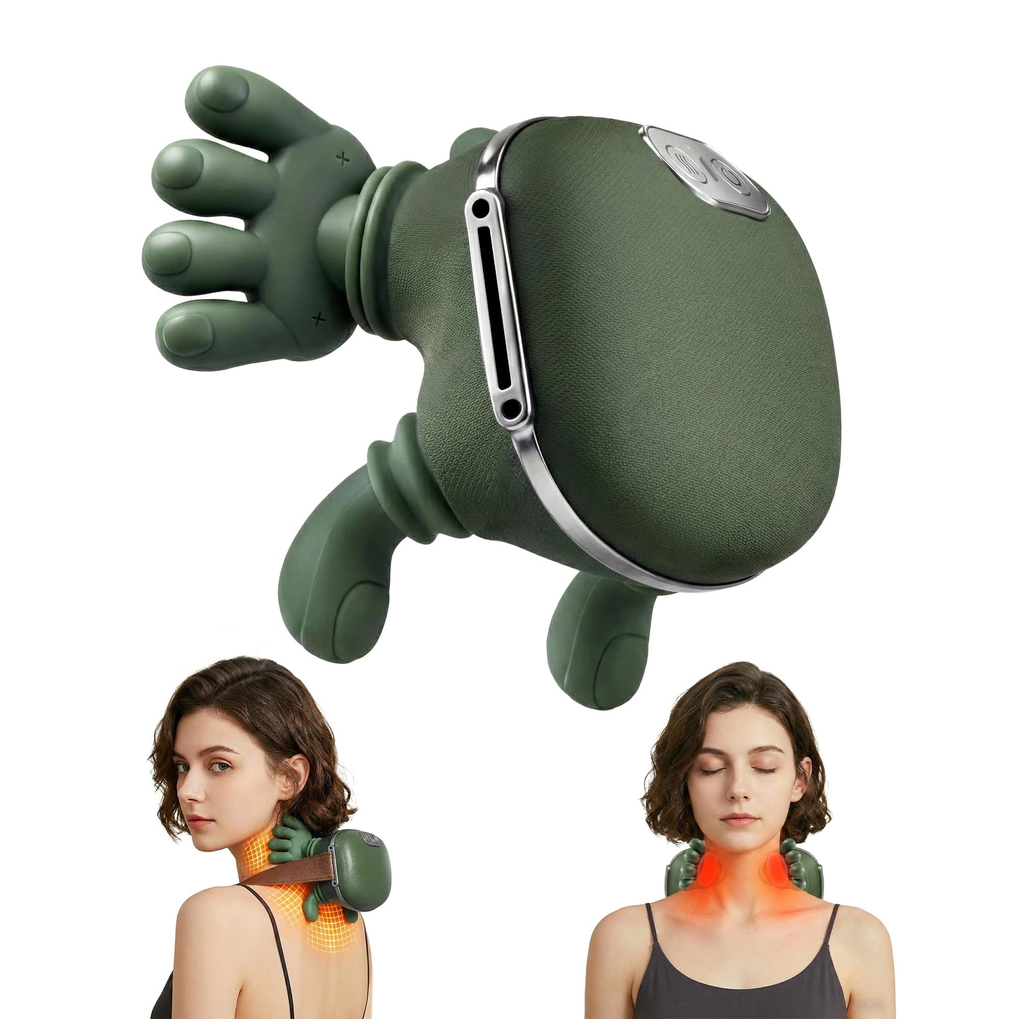 EIWAJKXE neck massager with heat offers soothing relief for tense neck muscles.