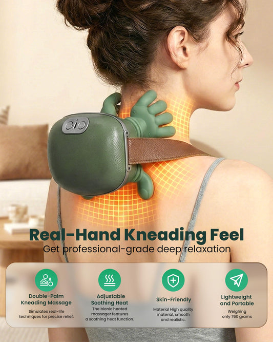 EIWAJKXE portable neck and back massage for busy on-the-go relief.